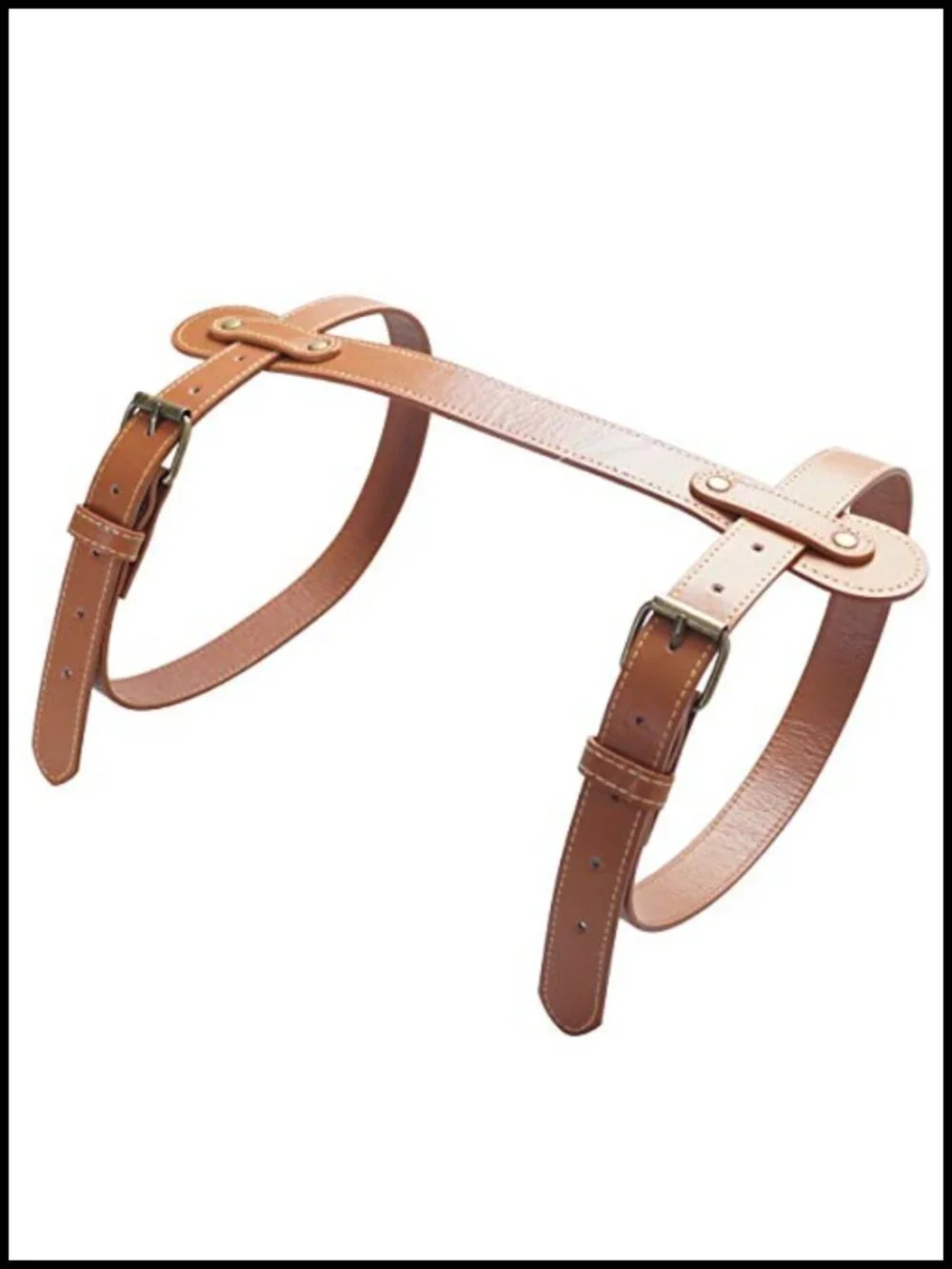 PU Leather Blanket Carry Strap Outdoor Picnic Camping Yoga Mat Carrier